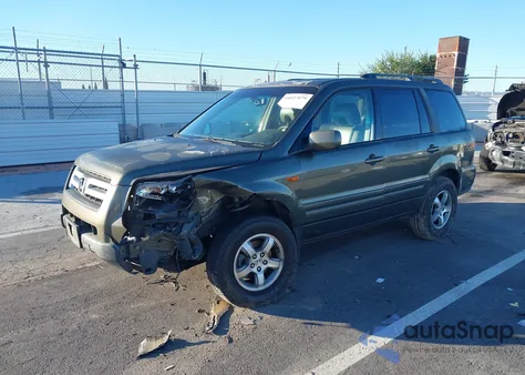 2006 Honda Pilot Ex-L from USA, damaged, VIN 5FNYF28586B009309